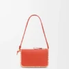 Pochette Rio in pelle di vitello classica e rafia