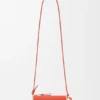 Pochette Rio in pelle di vitello classica e rafia