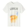 Polo da uomo loewe a maniche corte con stampa, bianco H6299980Pc-2100