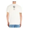 Polo da uomo Loewe in cotone con stampa acquerello a maniche corte, bianco H6109831Pc-2100