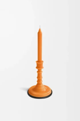 Portacandela in cera ai fiori d’arancio