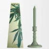 Portacandela in cera con profumo di marijuana