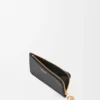 Portacarte e portamonete Pebble in pelle di vitello nappa lucida