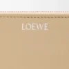 Portafoglio con chiusura a zip a tutto tondo in pelle di vitello nappa lucida