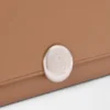 Portafoglio Continental in pelle di vitello con finitura Pebble