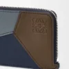 Portamonete e carte Puzzle in pelle di vitello classica