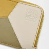 Portamonete e carte Puzzle in pelle di vitello classica