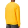 Pullover da uomo in cotone con logo Loewe Anagram ricamato, arancione H526341Xa1-9100