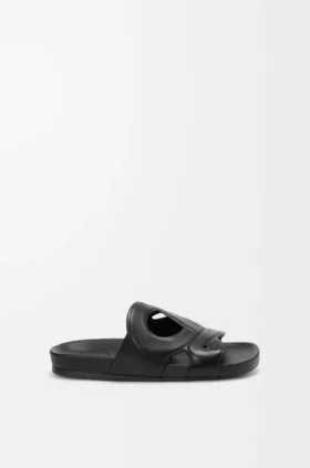 Sandalo Ease Monogram in pelle di vitello conciata al vegetale