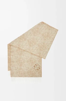Sciarpa Anagram in lana e cashmere