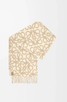 Sciarpa Anagram in misto alpaca e lana