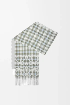 Sciarpa Anagram in seta e cashmere