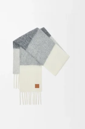 Sciarpa in misto alpaca e lana
