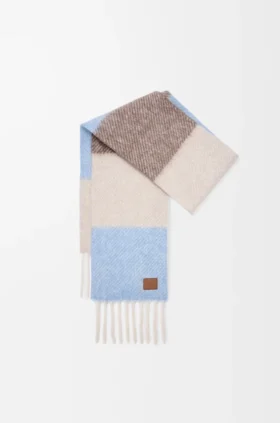 Sciarpa in misto alpaca e lana