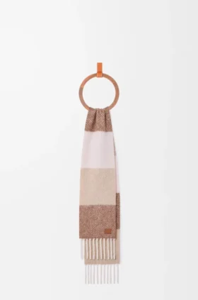 Sciarpa in misto alpaca e lana