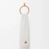 Sciarpa in misto mohair e lana