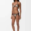 Top bikini in jersey tecnico