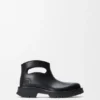 Stivaletto Bobby in pelle di vitello conciata al vegetale