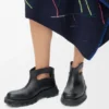 Stivaletto Bobby in pelle di vitello conciata al vegetale