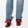 Stivaletto Bobine in pelle di hagfish