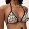 Top bikini in jersey tecnico