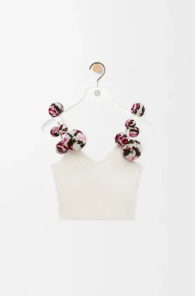 Top in misto cotone