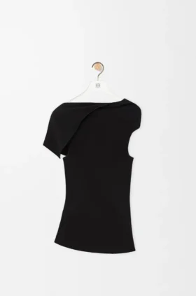 Top in viscosa elasticizzata