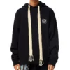 Uomo” loewe Anagram ricamato con cappuccio e maniche lunghe blu navy H6109700Si-5110
